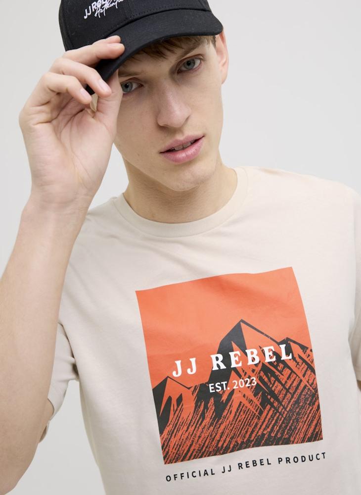 JJ Rebel Jrebraven Graphic Crew Neck T-Shirt  - Image 3
