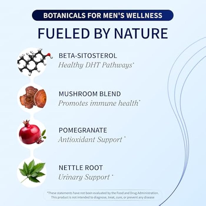 SNAP SUPPLEMENTS مكملات سناب لصحة البروستاتا للرجال مع الستيرولات النباتية، جذر القراص وفطر الريشي - يدعم صحة البروستاتا وصحة المسالك البولية، 60 قطعة حلوى لينة خالية من السكر، بنكهة الرمان والتوت - Image 3