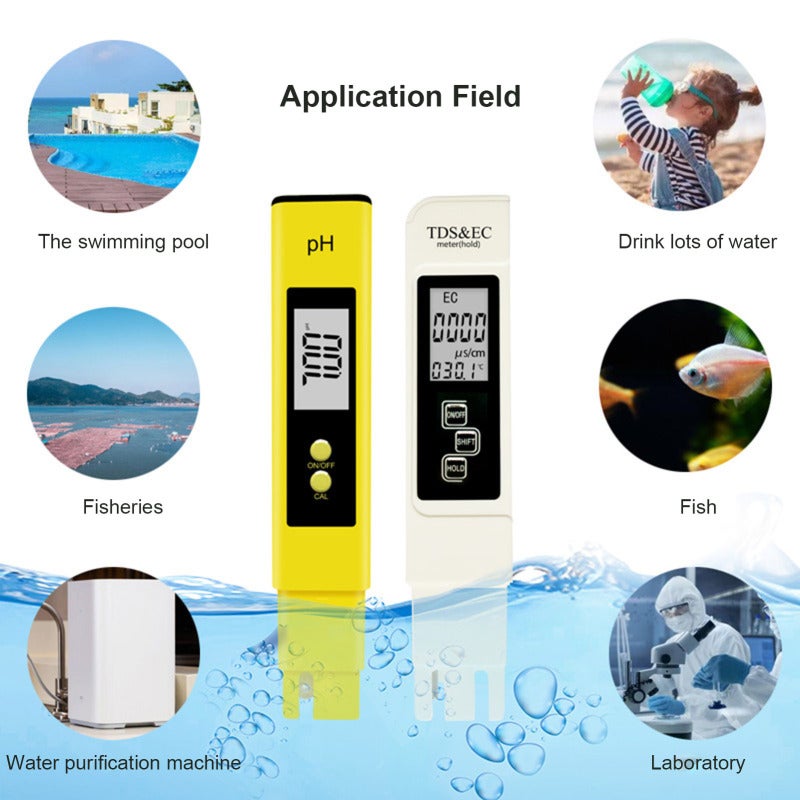 PH Acidometer Water Quality Detector PH Value Test Prod EC&TDS Conductivity Water Quality Testing Pen - Image 4