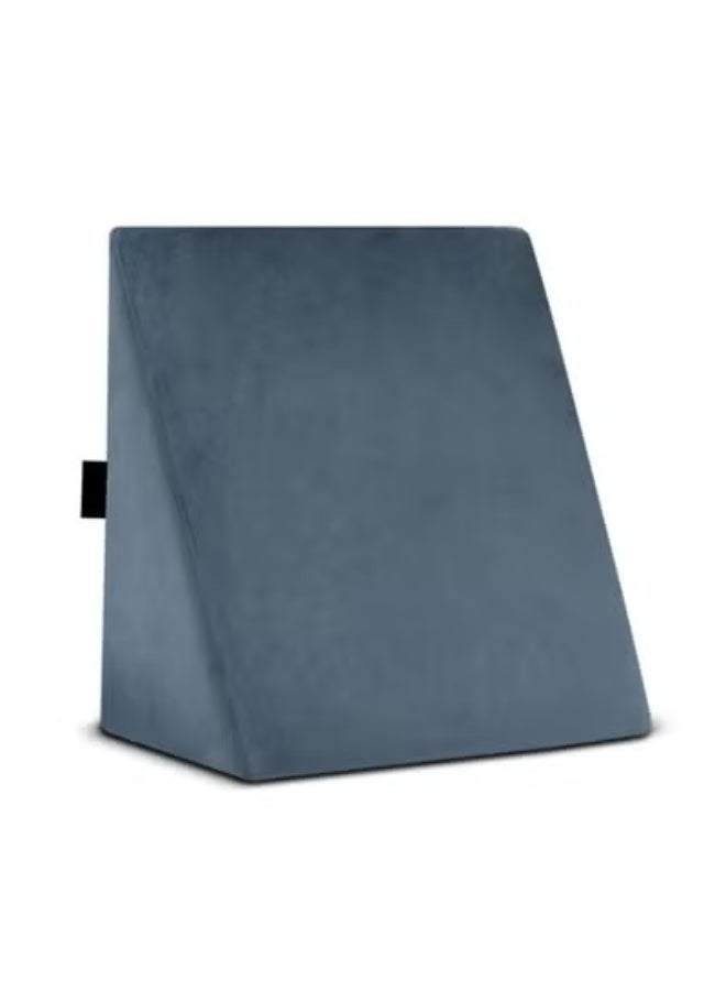 وسادة مثلثية ميموري فوم – وسادة داعمة للظهر وتخفيف ارتجاع المعدة والشخير ورفع الساقين والراحة أثناء الحمل - Image 1