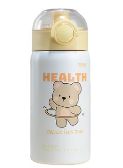 Excefore Kids Water Bottle for School with Straw Lid, Insulated Water Bottle with Straw for Kids, Stainless Steel Insulated Water Bottle for Kids, for Boys and Girls School Indoor Outdoor  - Image 1