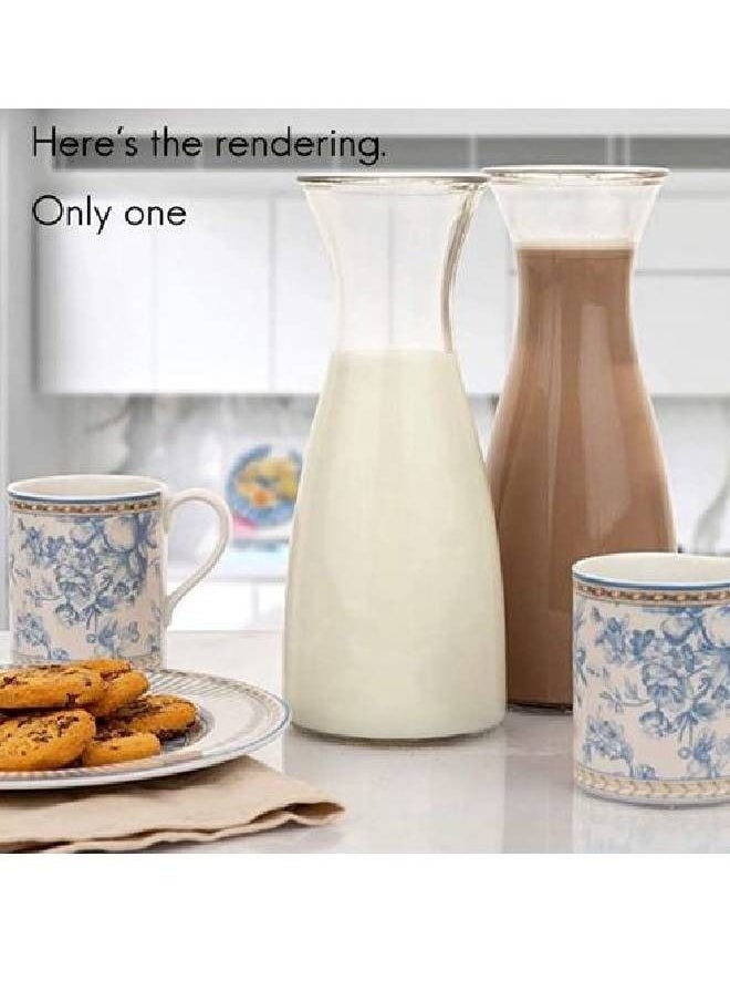 ماركة غير محددة - إبريق دورق عصير  ذو فم مسطح 6 قطع - Image 1