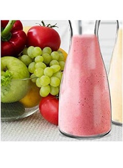 ماركة غير محددة إبريق دورق عصير  ذو فم مسطح 6 قطع  - Image 3