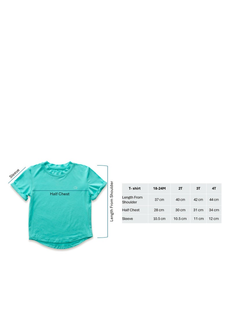 أنفي بيبي Bamboo Spandex T-Shirt-  Coral Peach  - Image 4
