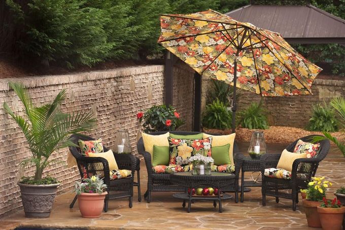 Pillow Perfect Tropic Floral Indoor/Outdoor Accent Throw Pillow, Plush Fill, Weather, and Fade Resistant, Lumbar 11.5" x 18.5" , Black/Green Clemens, 2 Count - Image 5