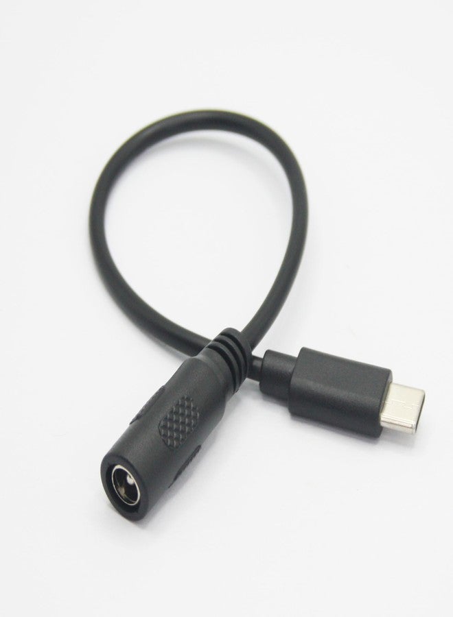 Maixbomr Short DC 5.5mm x 2.1mm to USB C Power Cord 6inch, DC 5521 Female to USB Type C Male Plug 5V 3A Power Charging Cable Extension Cord, for LED Desk Lamp, Small Fan Etc Other USB Type C Equipment (2Pcs) - Image 5