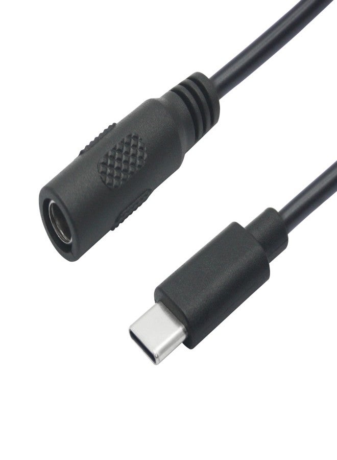 Maixbomr Short DC 5.5mm x 2.1mm to USB C Power Cord 6inch, DC 5521 Female to USB Type C Male Plug 5V 3A Power Charging Cable Extension Cord, for LED Desk Lamp, Small Fan Etc Other USB Type C Equipment (2Pcs) - Image 2