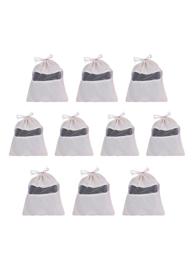 Solstice غطاء حذاء قطن سولستيس | حقيبة قابلة للغسل وإعادة الاستخدام للأحذية / الصنادل | للسفر والتخزين (عبوة من 10) - Image 1