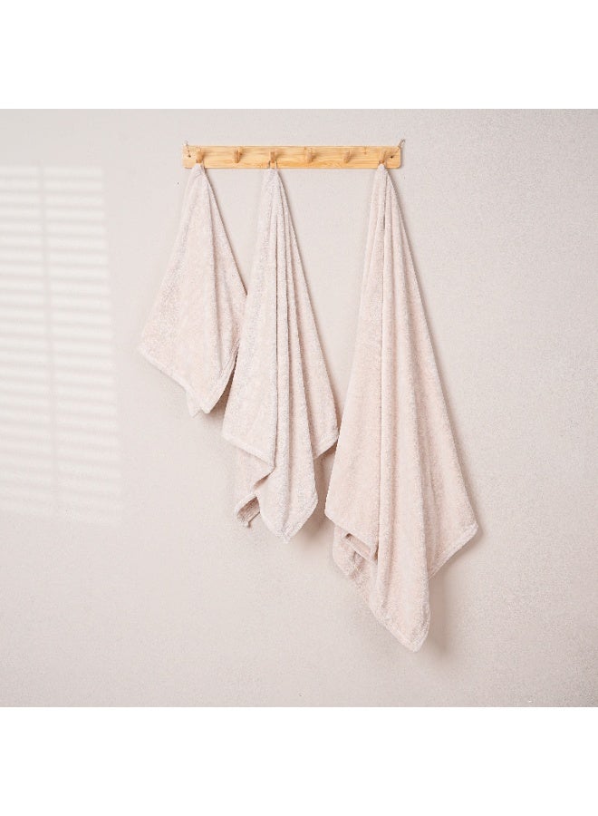 Donetella Towel Set (Pack of 3) – Microfiber 330 GSM – Ultra Soft & Highly Absorbent Quick Dry Bathroom Towel Set with Bath Sheet, Bath Towel & Hand Towel - Image 2
