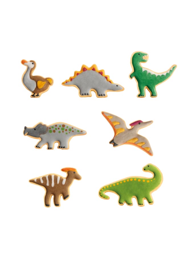 تسكوما طقم قطاعات بسكويت ديناصورات 7 ق "DELICIA KIDS" - Image 4