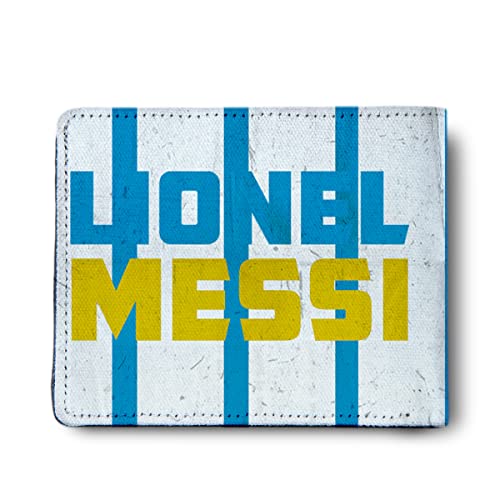 ShopMantra Wallet for Boys | Messi Printed Bi-fold Boys Purse | Faux Leather Card Holder with Cash Pocket - Image 2