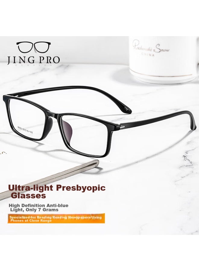 Mirror State Jingbang Ultra-light Tr High-definition Anti-blue Light Gl Reading Gl For Men And Women, Genuine Universal Prescription Reading Gl - Image 1