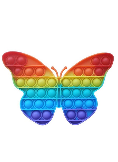 Pop It Fidget Rainbow Butterfly Shape - 6300