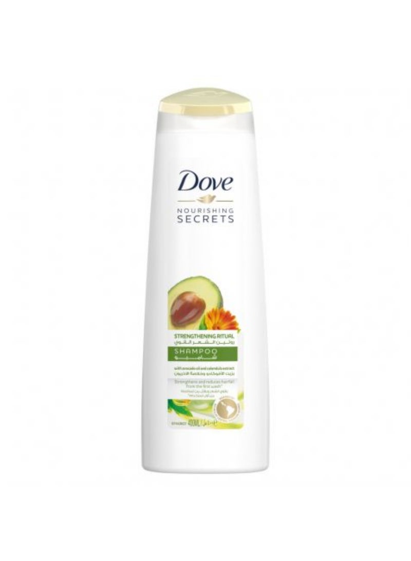 Dove Shampoo Invigorating Ritual Avocado Oil And Calendula Extract 400Ml