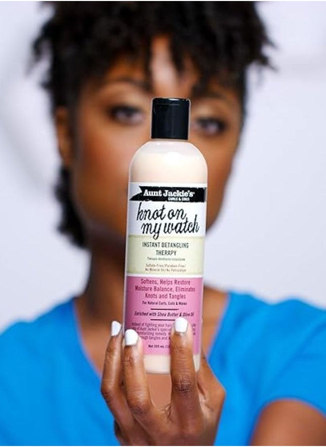 Aunt Jackie's Knot On My Watch Instant Detangling Therapy 355 ml  - Image 4