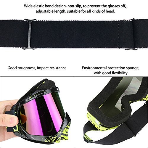 ZDATT Professional Adult Motocross Goggles Dirtbike ATV Motorcycle Gafas UV Protection Motorbike Ski Snowboard Goggles - Image 5
