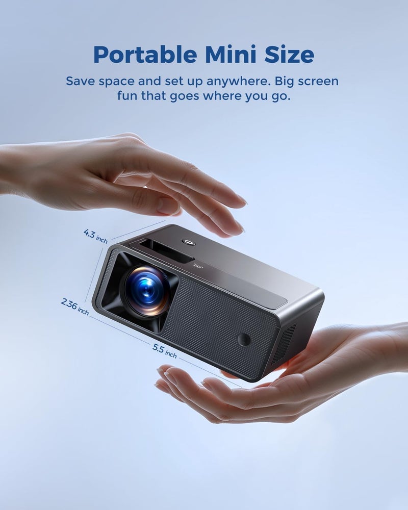 CiBest Mini Projector, Upgraded Full HD 1080P, Portable Film Projector - Image 5