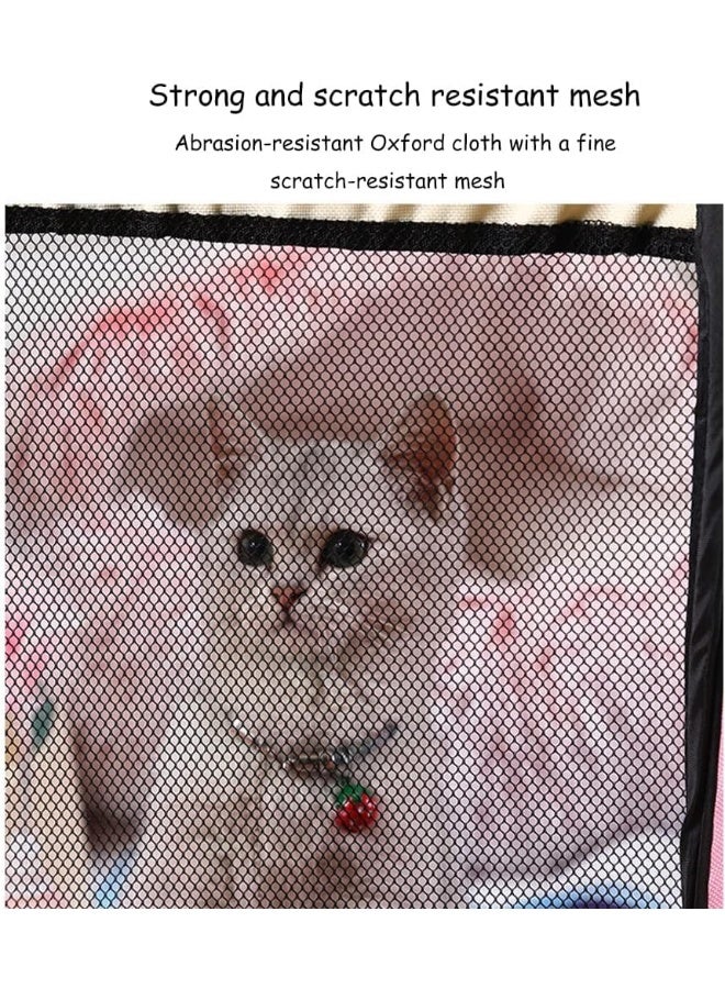 HOOKOR Pet Playpen, Foldable Dog Playpen, Portable Puppy Playpen, Octagon Pet Tent, Collapsible Kennel Pen for Puppy/Cat/ /Hamster (Grey, L, 8) - Image 4