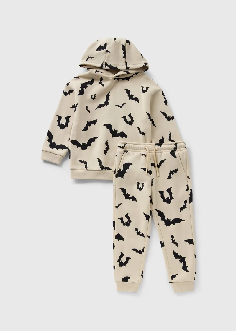ماتلان Boys Stone Bat Hoodie & Jogging Bottom Set