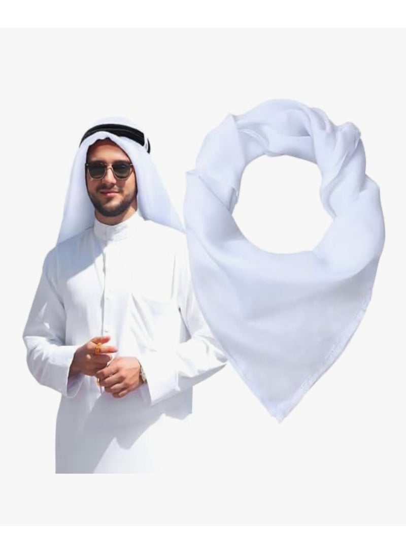 وشاح الرأس العربي "شماغ" من MARTYRA، كوفية صحراء الشرق الأوسط، وشاح عربي للرجال (قناع للوجه/منديل للرقبة)، إكسسوارات أزياء عربية وغطاء للرأس.
