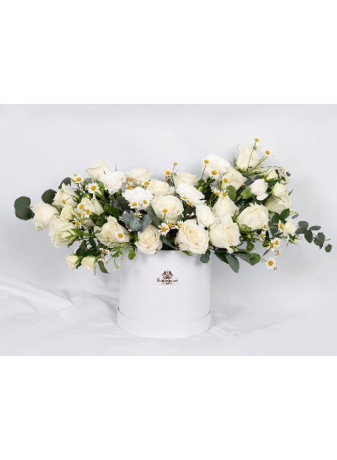 Generic Luxury White Flower Box 
