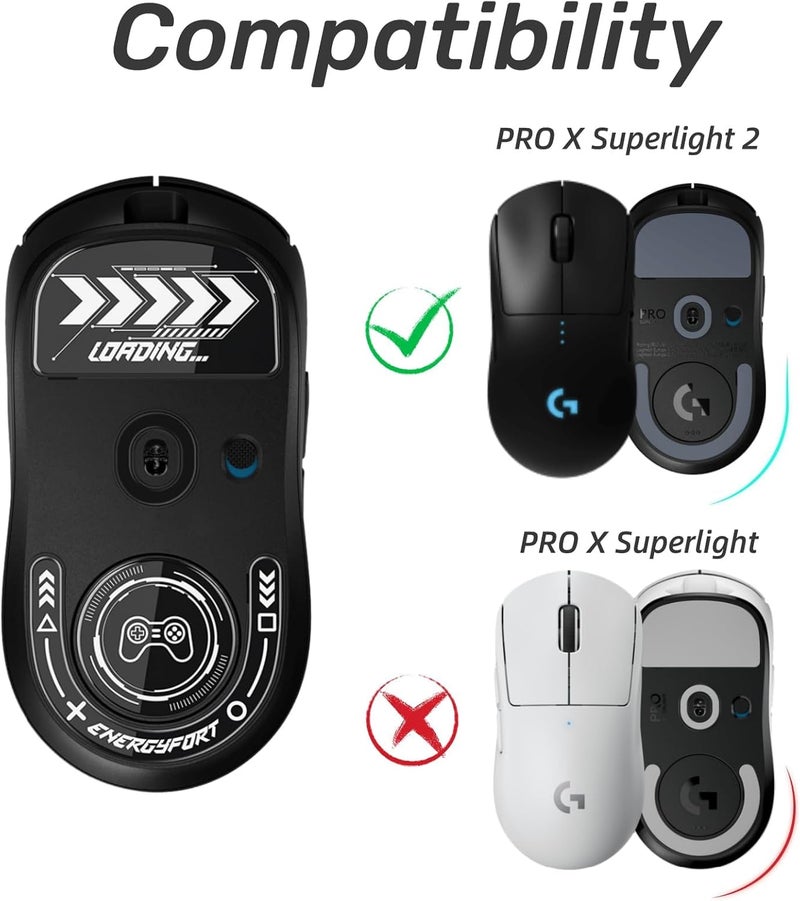 TERRIFI Fastest and Smoothest Mouse Feet for Logitech G Pro X Superlight 2, Flawless Glass Skates for Ultra-Fast and Smooth Movement, Durable Sole Replacement for Enhanced Gaming Performance - Image 2