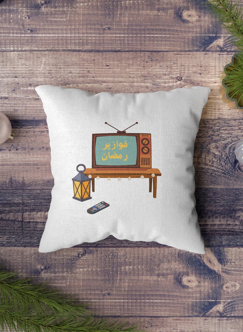 لوحة غطاء وسادة من البوليستر بتصميم فانوس رمضان - Image 4