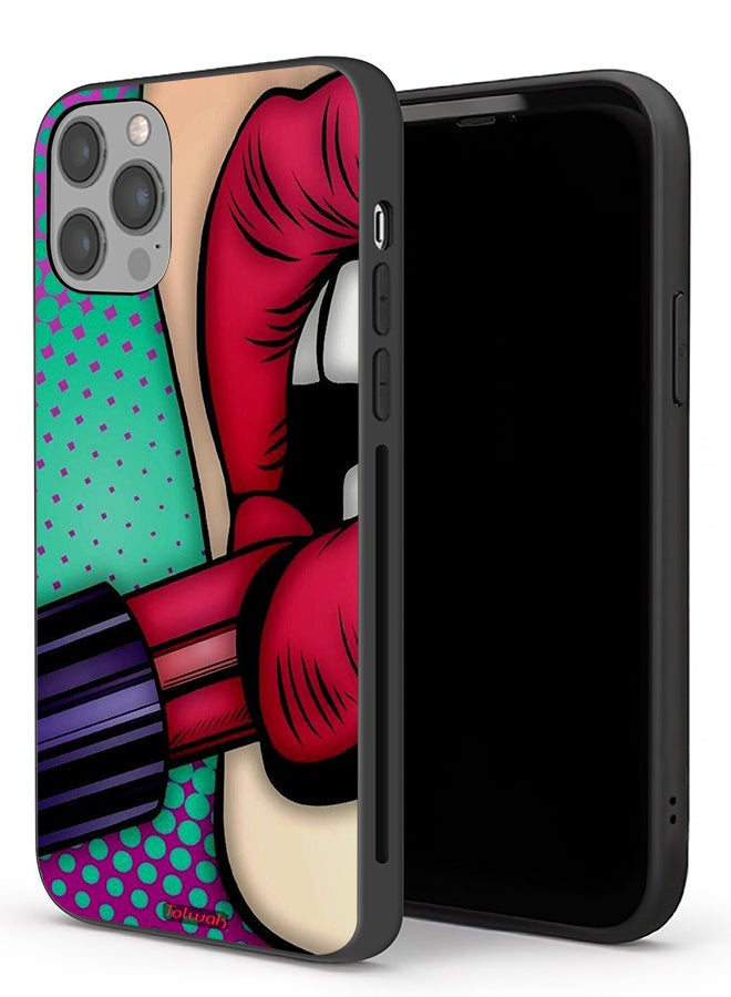 Tolwak Apple iPhone 12 Pro Max Protective Case Lipstick - Image 1