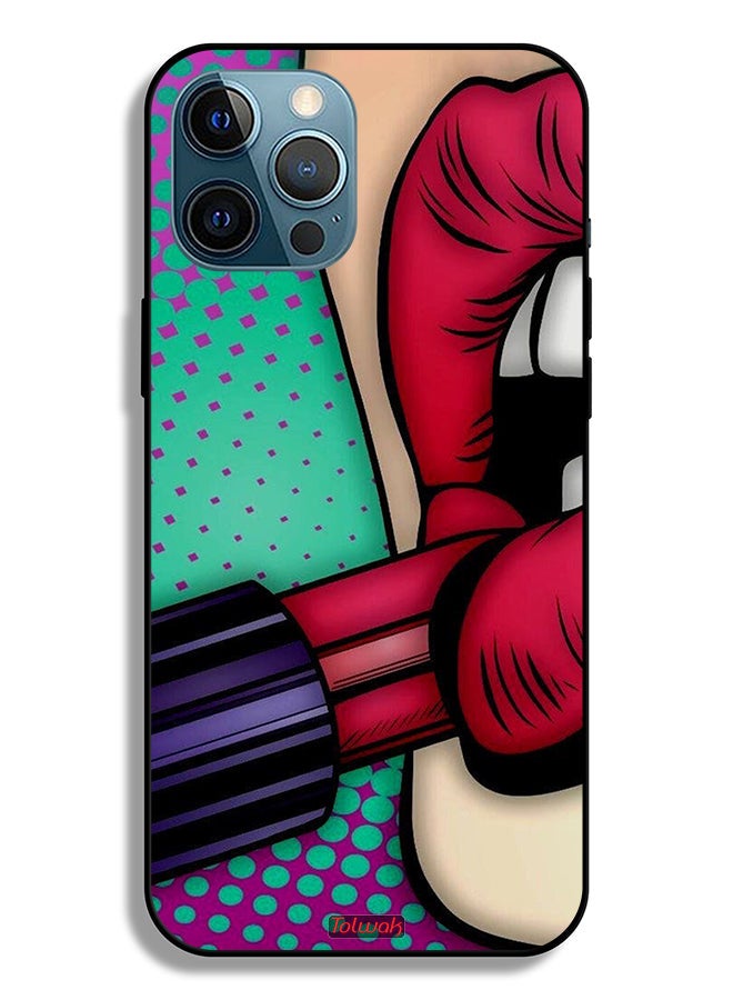 Tolwak Apple iPhone 12 Pro Max Protective Case Lipstick - Image 2