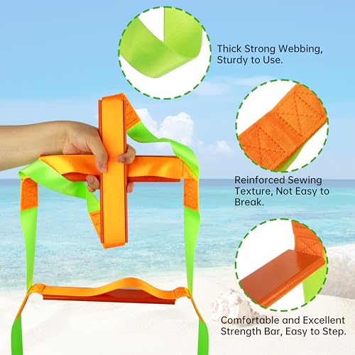 itayak Boat Rope Ladder, 5 Step Heavy Duty Climbing Boat Ladder for Inflatable Boats, Fishing Boats, Sailboats, Kayaks, Tree Houses, and Outdoor Activities (5 Step) - Image 3