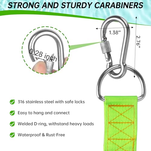 itayak Boat Rope Ladder, 5 Step Heavy Duty Climbing Boat Ladder for Inflatable Boats, Fishing Boats, Sailboats, Kayaks, Tree Houses, and Outdoor Activities (5 Step) - Image 4