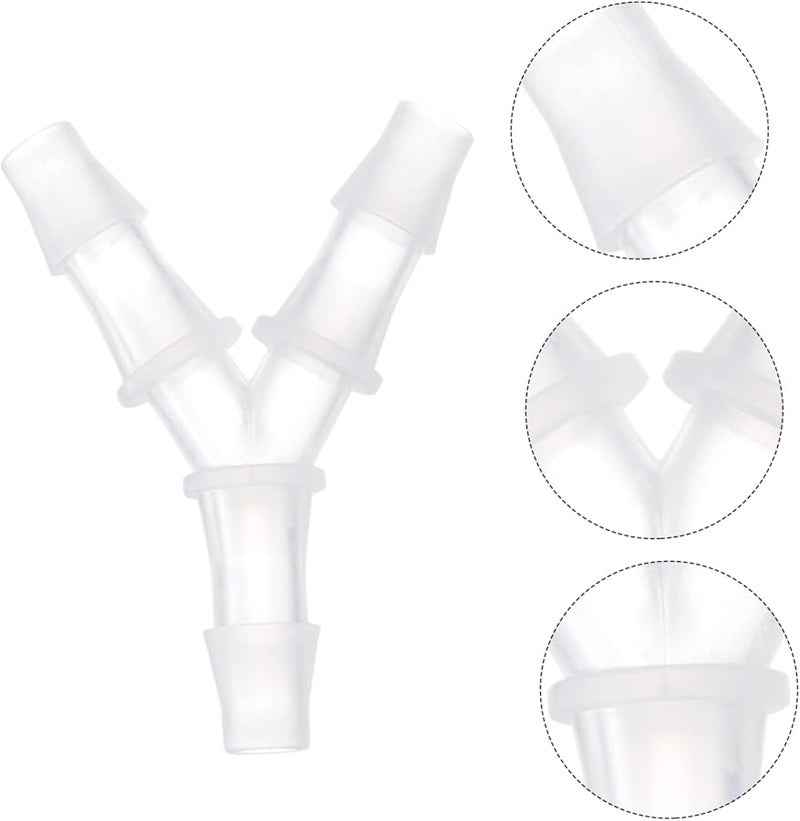 Zerodeko 10 قطعة من موصلات الخرطوم البلاستيكية على شكل Y مقاس 3X4 2 سم للإصلاح والتمديد - Image 5