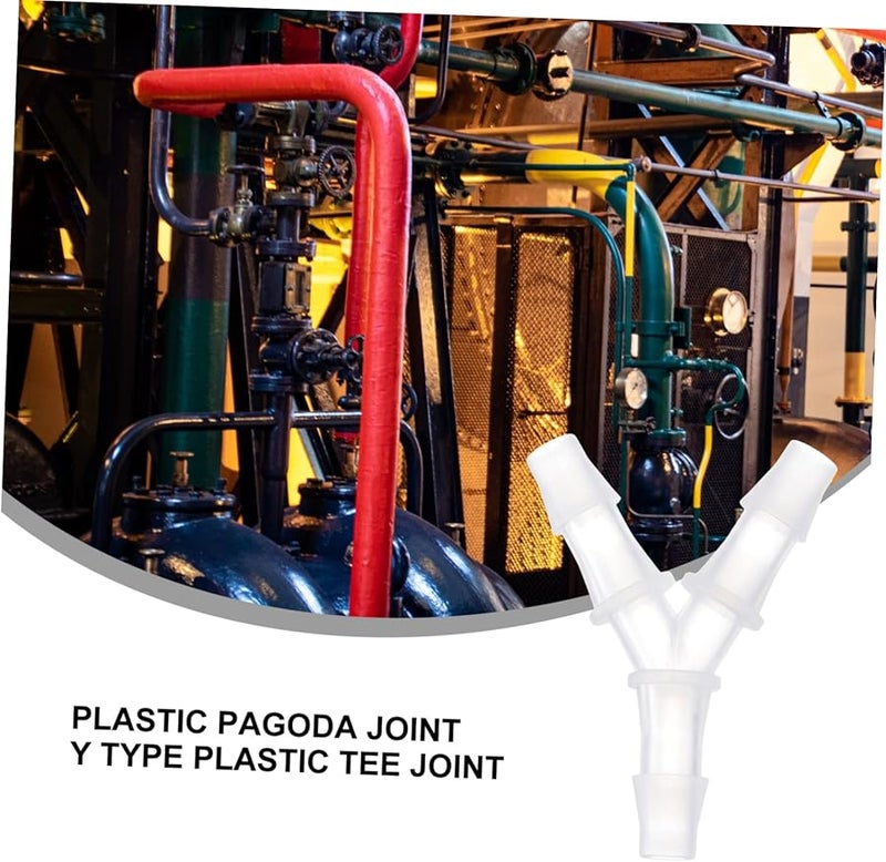 Zerodeko 10 قطعة من موصلات الخرطوم البلاستيكية على شكل Y مقاس 3X4 2 سم للإصلاح والتمديد - Image 4