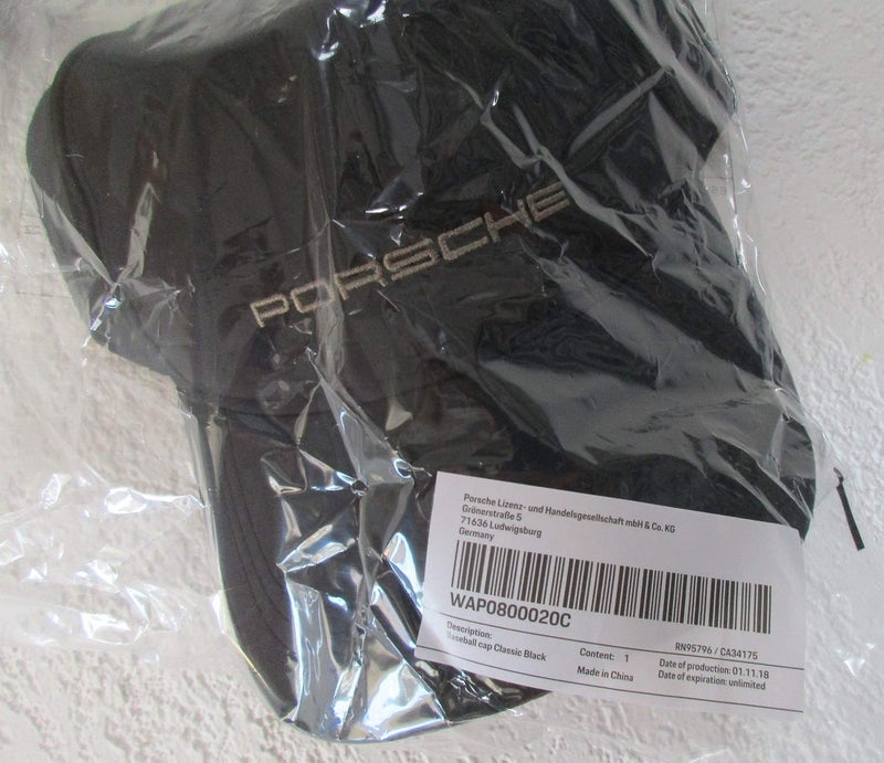Porsche Classic Black Baseball Cap - Image 2