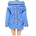 BJDBUS Blue Winter Turtleneck Sweater Clothes for 115 inch Girl Doll Accessories - Image 3