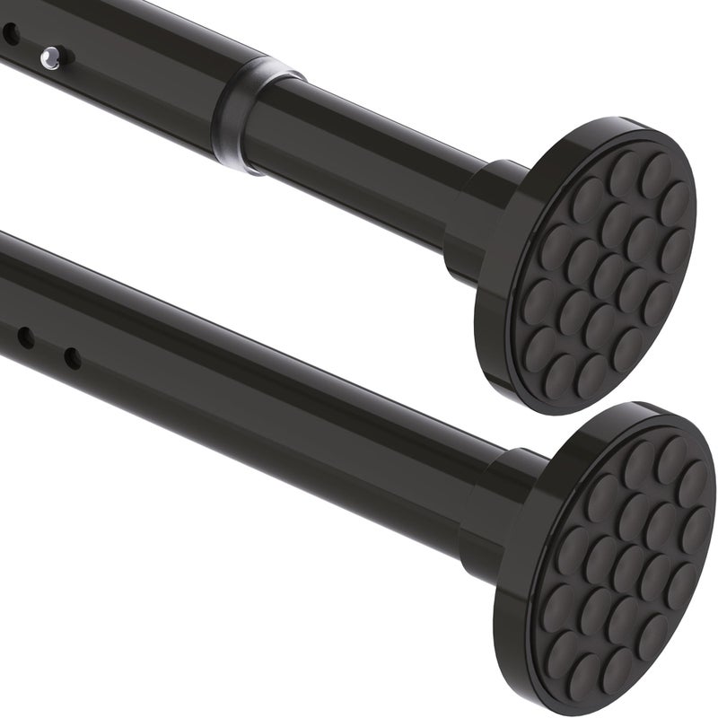 Shower Curtain Rod AntiSlip Curtain Rail Extendable Exatra Long Curtain Pole No Drill Shower Curtain Rail for Living RoomBedroom BathroomBalcony300355CM 32mm