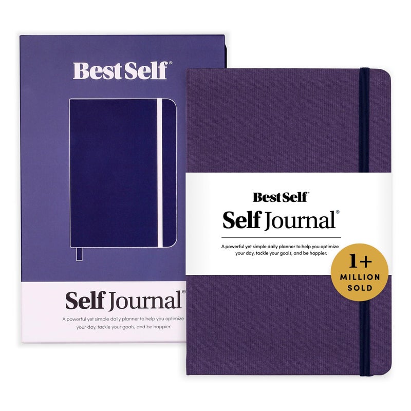 BestSelf Co. BestSelf 13-Week Self Journal & Goal Planner â€“ Undated Daily ADHD-Friendly Journal for Men & Women | Productivity, Gratitude, Reflection & Habit Tracker | 2026 Life Organizer with Prompts, Distance Navy - Image 1
