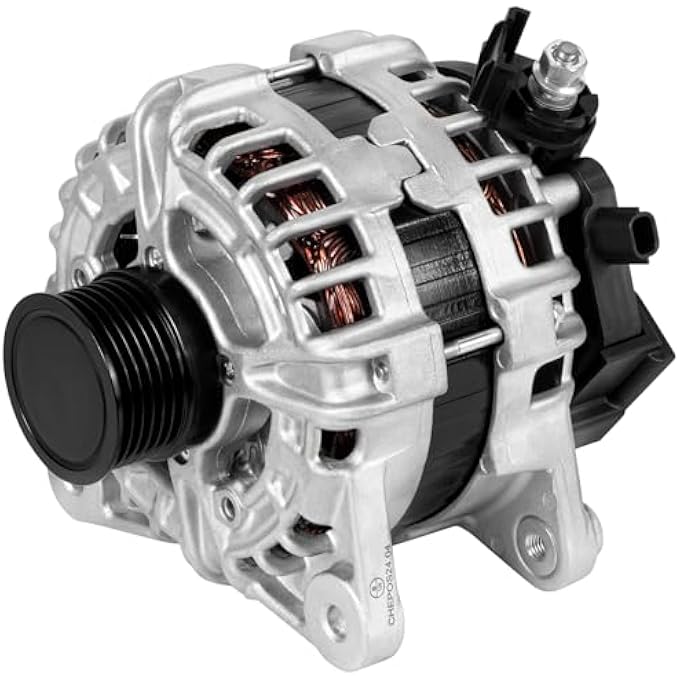 HPEVA Alternator 12V 120A Compatible with Nissan Sentra L4 2.0L 2020 2021 2022,Car Alternator Parts,Replaces 23100-6LB0A/21603/F000BL079B - Image 1