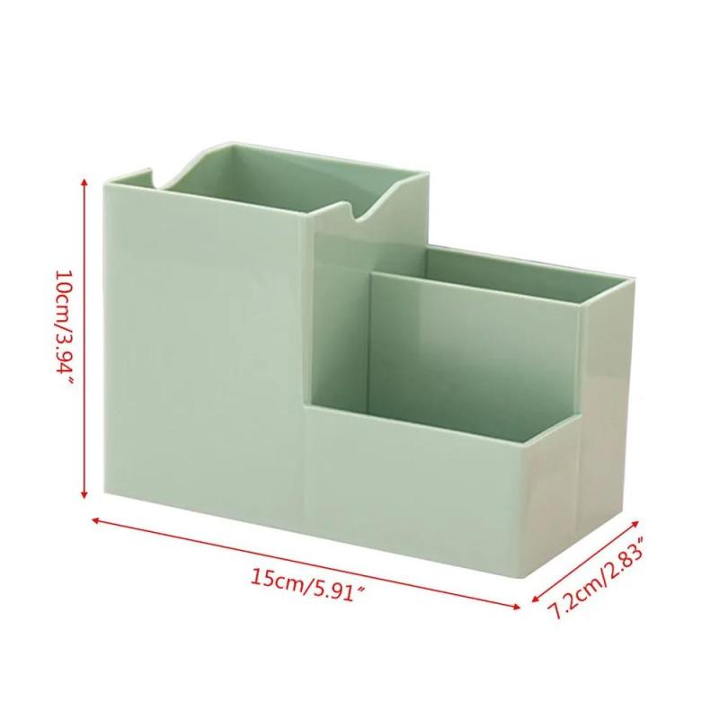 Desk Organizer: Compact Size, High-Quality Plastic Construction - Elegant Design, Pen Holder for Home, School or Office Use - Image 2