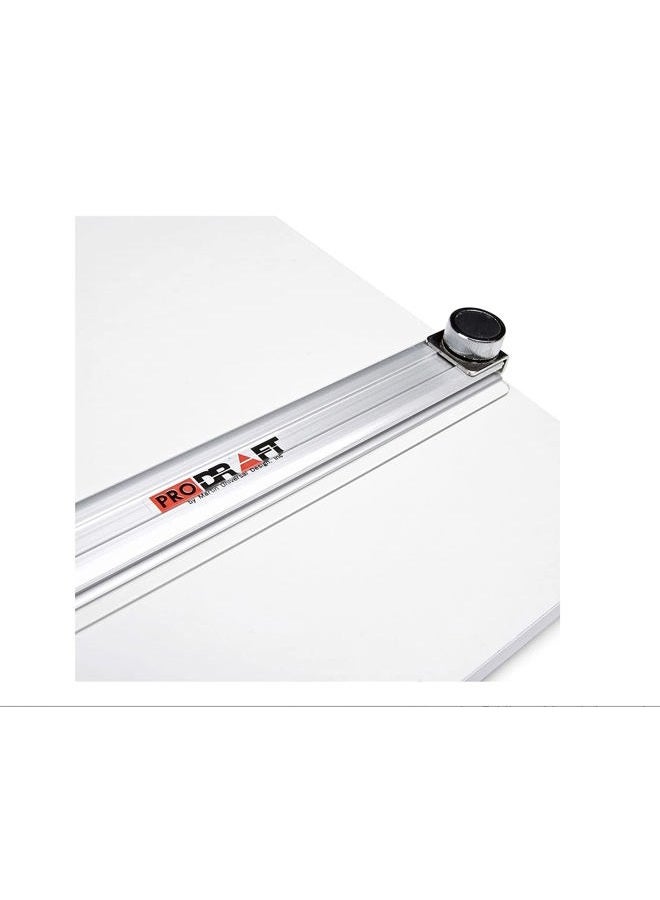 Martin Universal Design 20" x 26" Pro-Draft Parallel Straightedge Drawing Board, White Melamine, 1 Each (U-PEB2026B) - Image 5