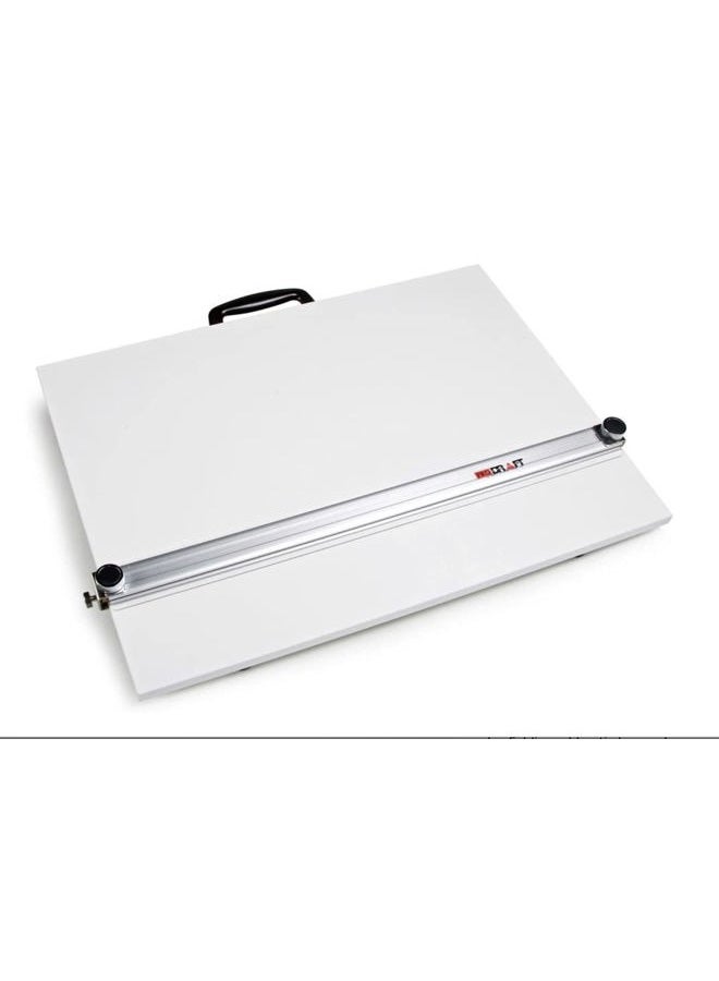 Martin Universal Design 20" x 26" Pro-Draft Parallel Straightedge Drawing Board, White Melamine, 1 Each (U-PEB2026B) - Image 1