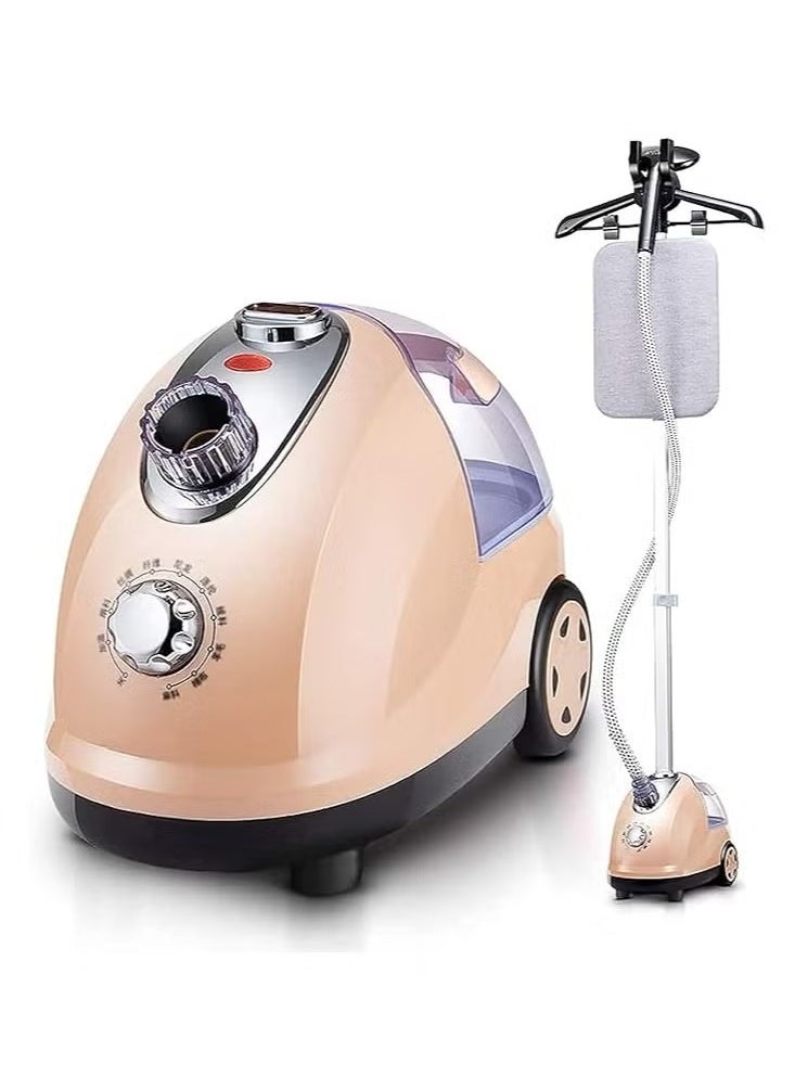 Professional Garment Steamer, 2-in-1 Vertical Flat Steamer with Powerful 2000W Full Size, 35 Seconds Fast Heat-up with 1.8L Water Tank, Perfect for Home.