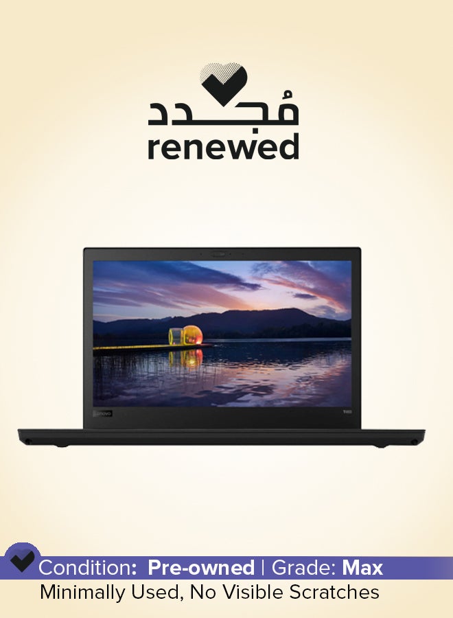 Renewed - ThinkPad T480 Laptop With 14-Inch FHD Display,Core i5 Processor/8th Gene/Quad Core/16GB RAM/512GB SSD/Intel HD Graphics/Windows 10 Pro English Black