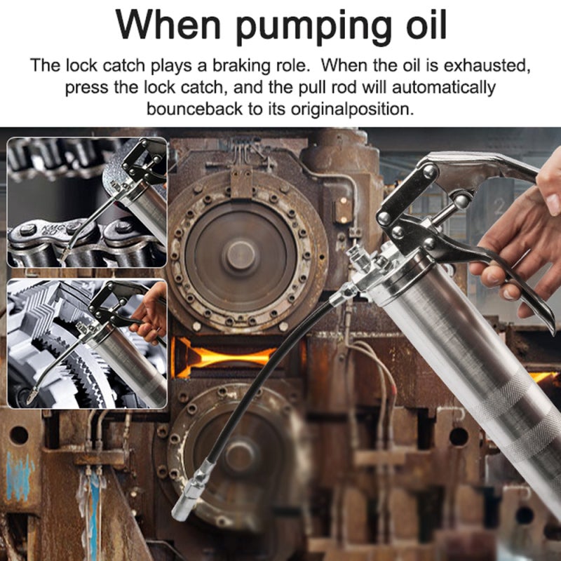 400CC Manual High-Pressure Greasing Lube Tool for Auto Repairing and Machine Repairing GripHanded Grease Lubrication Machine Vehicle Maintenance Hand Tool Set - Image 5