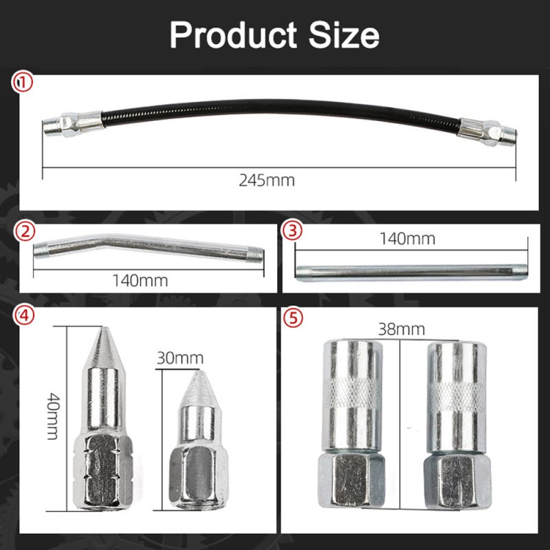 400CC Manual High-Pressure Greasing Lube Tool for Auto Repairing and Machine Repairing GripHanded Grease Lubrication Machine Vehicle Maintenance Hand Tool Set - Image 2