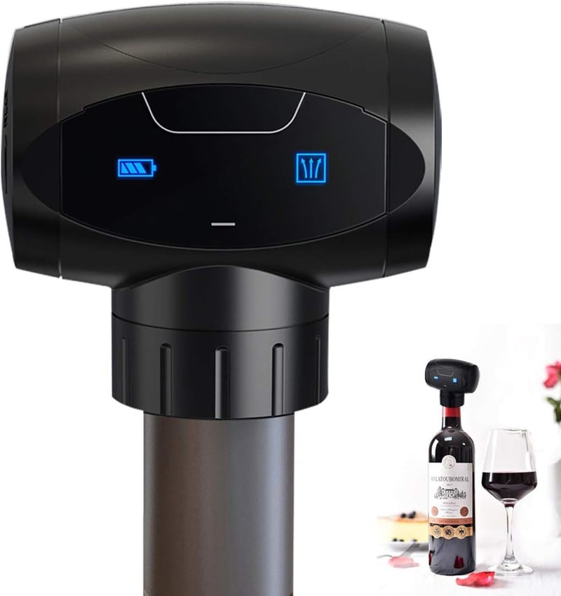 marofin marofin Electric Wine Saver Vacuum Pump with Wine StopperWine Bottle Sealer 