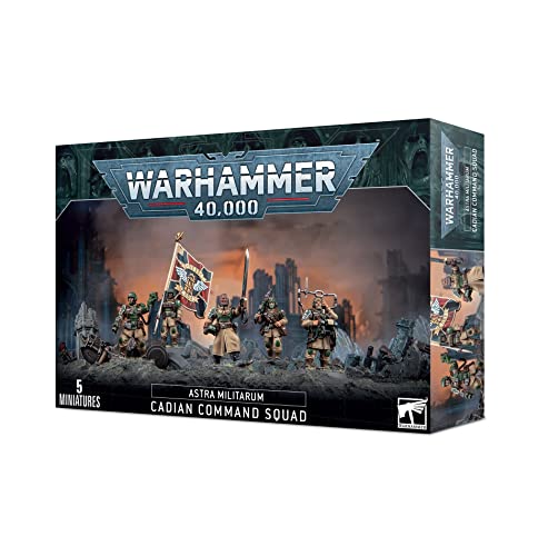 Games Workshop Warhammer 40k - Astra Militarum Cadian Command Squad (2023) - Image 5