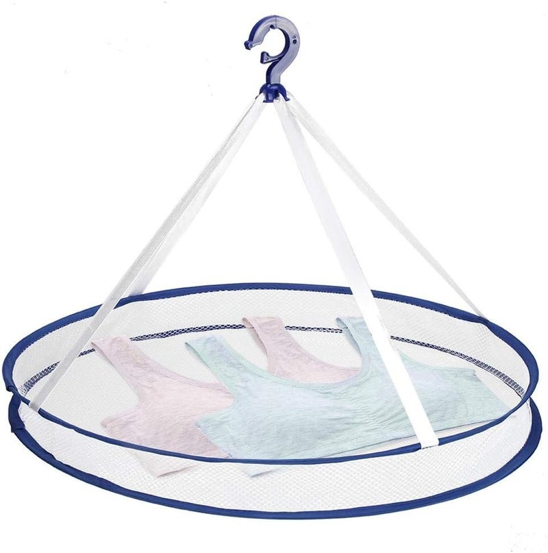 كلاراكو رف تجفيف سلة السترات، رف تجفيف عالي الجودة قابل للطي، تعليق الملابس، سلة غسيل السترات، شبكة تجفيف، حقيبة تنظيم الملابس، شبكة - Image 3