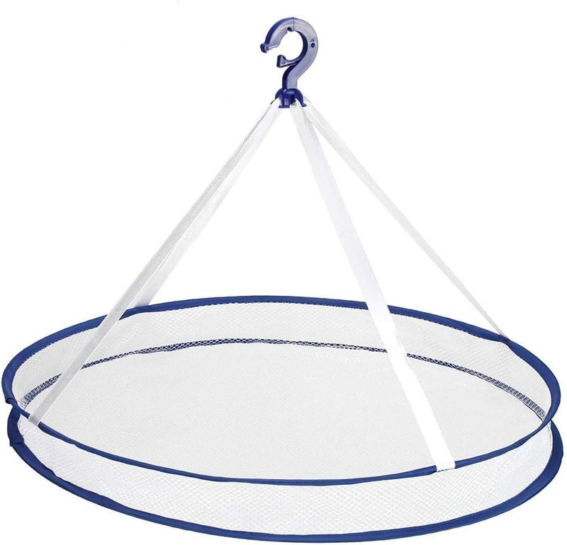 كلاراكو رف تجفيف سلة السترات، رف تجفيف عالي الجودة قابل للطي، تعليق الملابس، سلة غسيل السترات، شبكة تجفيف، حقيبة تنظيم الملابس، شبكة - Image 1