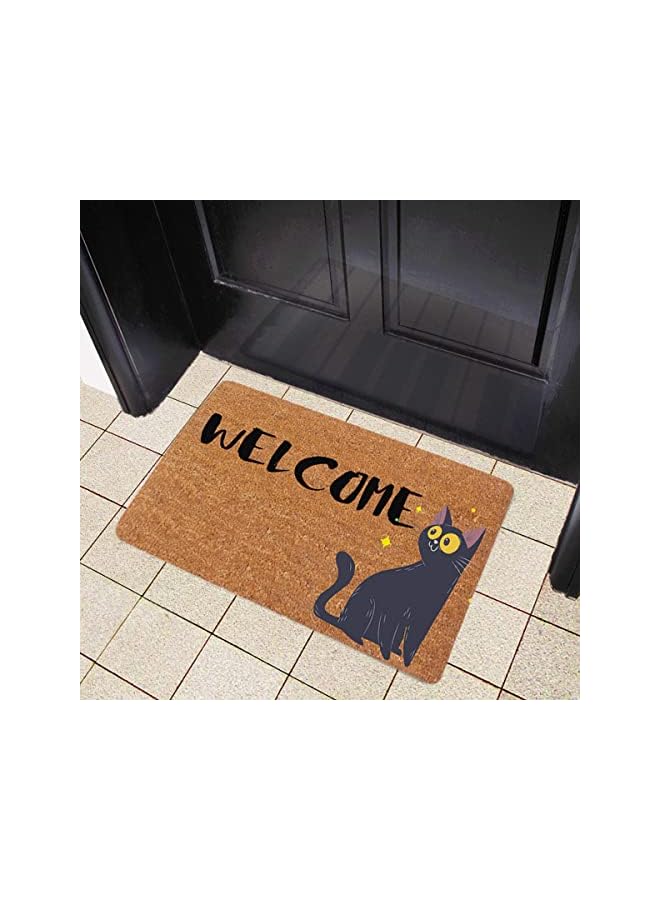 Green Tiger حصيرة باب أمامي، حصائر أرضية متينة وقوية عند المدخل، 24 × 16 بوصة حصيرة ترحيبية مقاومة للماء للمدخل، الفناء، الشرفة، المرآب - Image 3